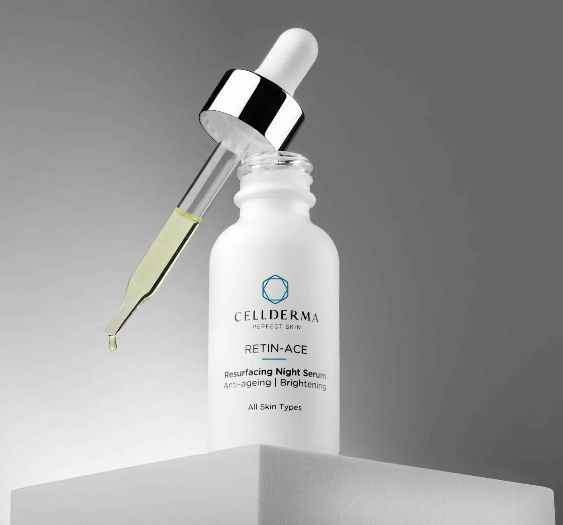 CellDerma Retin-ACE Product Droplet Dropper Content Image