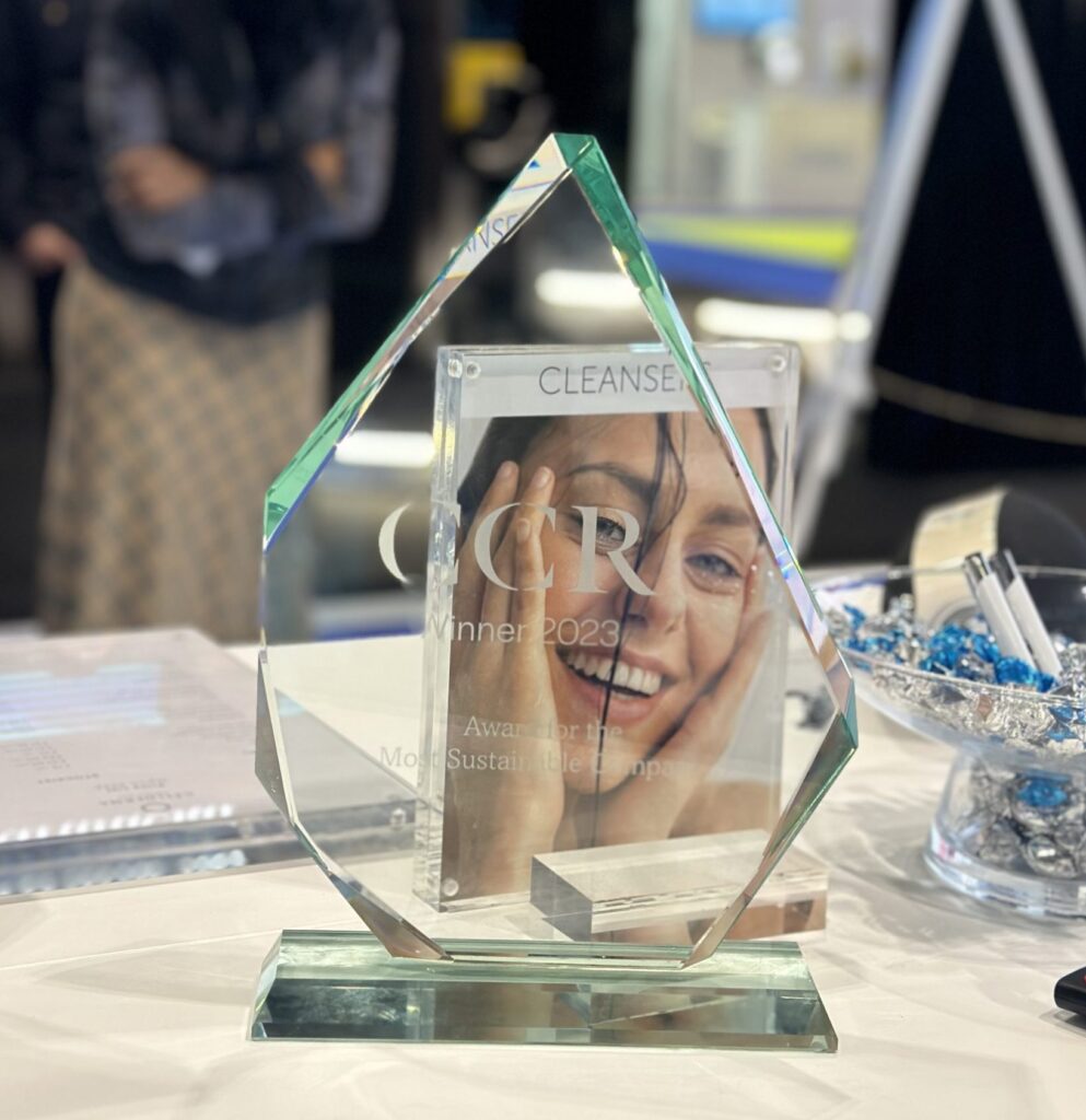 CellDerma CCR Winner Award Most Sustainable Stand Content Image