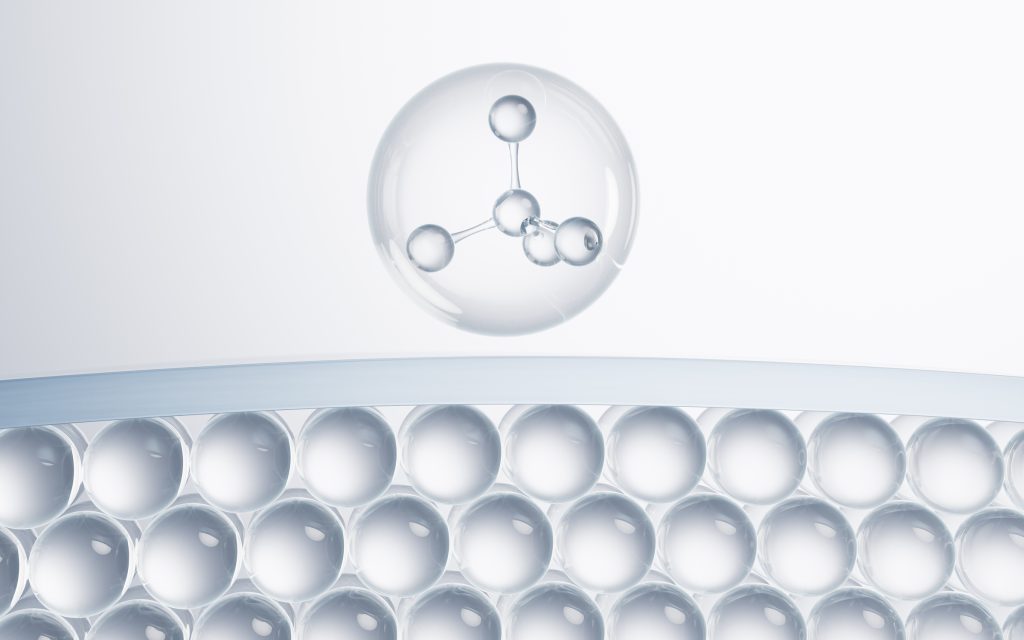 CellDerma Cells and Skin Skincare Concept 3D Rendering Digital Drawing Content Image