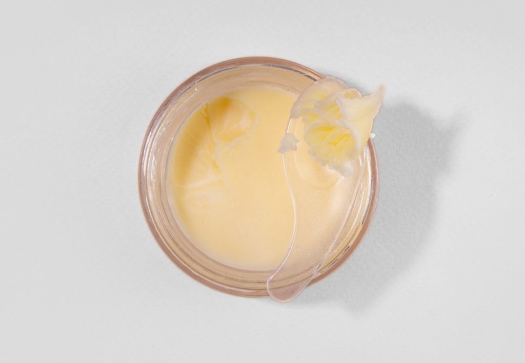 Beef tallow in a jar