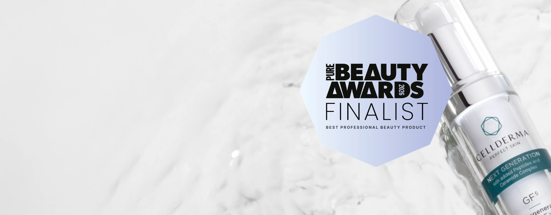 Pure Beauty Award Banner