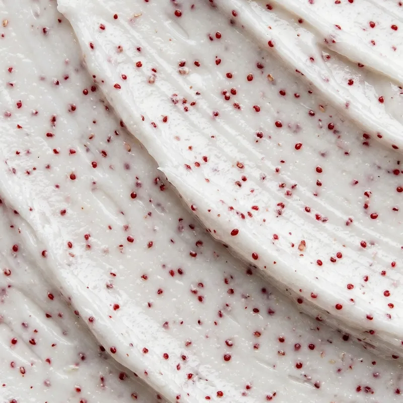 Close-up of the creamy CellDerma PHA Renewal Scrub texture