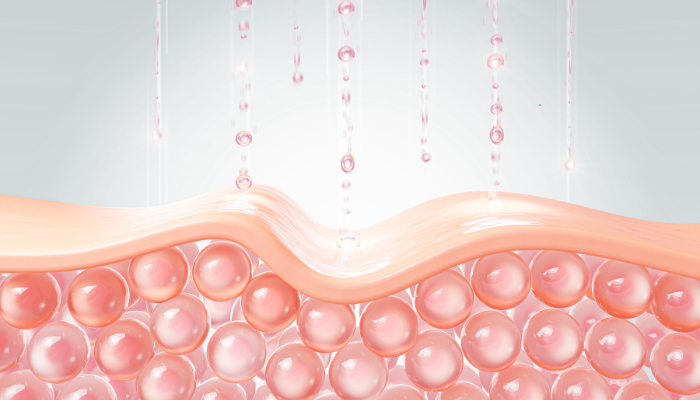 CellDerma Droplets on Skin Image Content Large Email Banner
